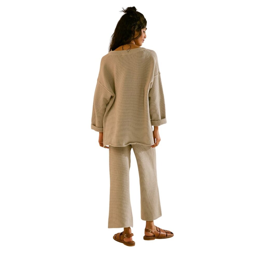 🆕 Free People Hailee Sweater Set Alfalfa Poyete - Picture 2 of 7